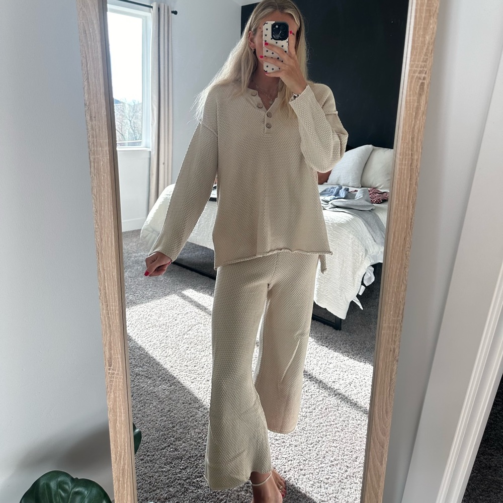 free people hailee sweater set